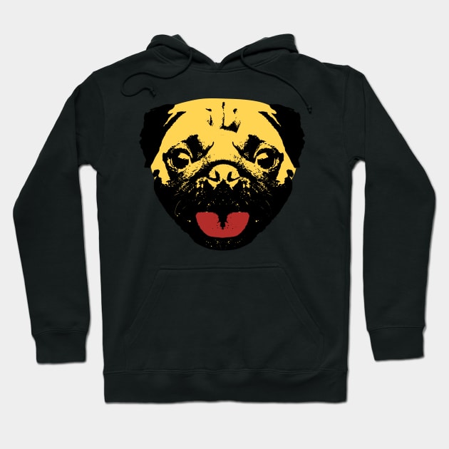 Pop Pug Hoodie by pelagio